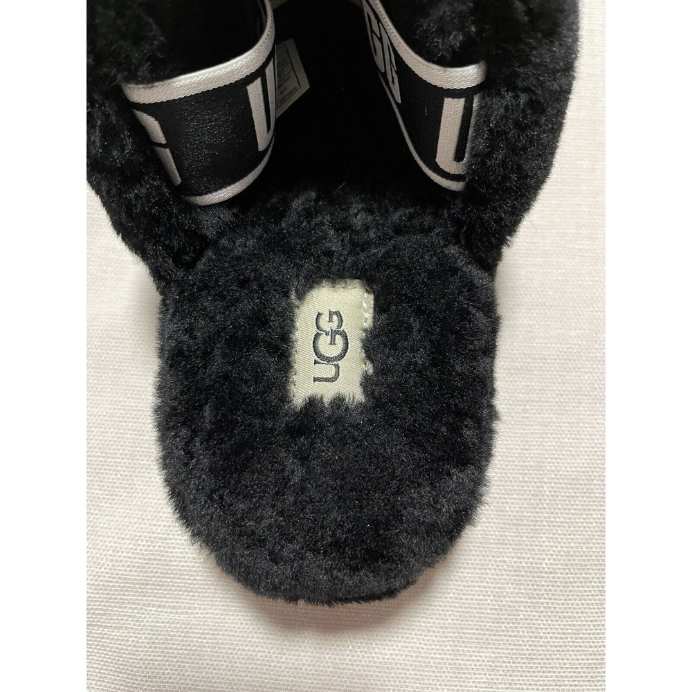 UGG Fluff Yeah Slide Women's Slipper - Black - US Size 10 - Picture 8 of 13